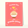 cartes de fête des grands-pères pour votre texte