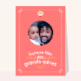 cartes de fête des grands-pères pour votre texte