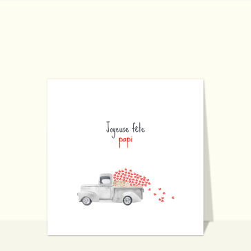 Camion de bisous pour papy