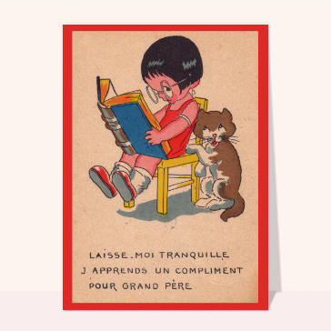 Un compliment pour grand-père