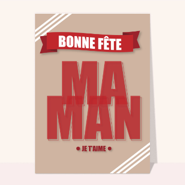Bonne fête sur une bannière