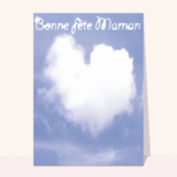 Bonne fete en nuages