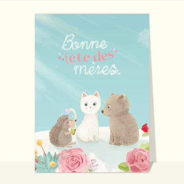 Fête des mères : Animaux mignons de la fête des mères