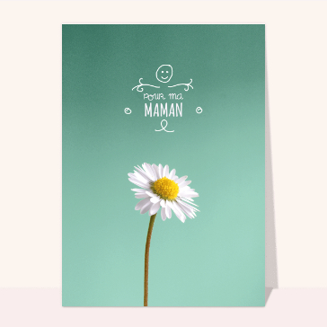 Une pâquerette pour ma maman
