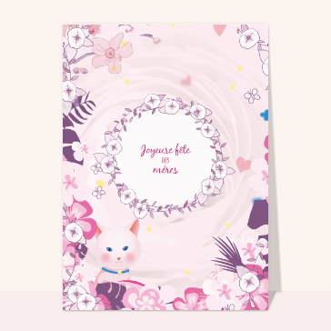 Joyeuse fête des mères tout en rose