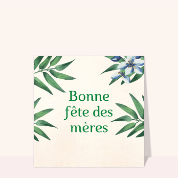 Fleurs bleutées pour la fête des mères
