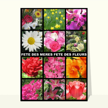 Fête des mères fête des fleurs