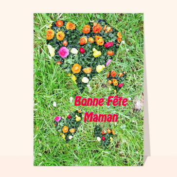 Des coeurs de roses pour maman
