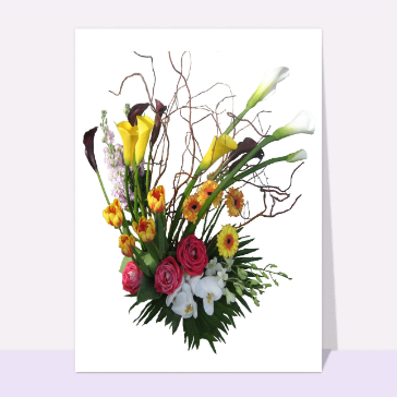 Bouquet de fleurs fete des meres