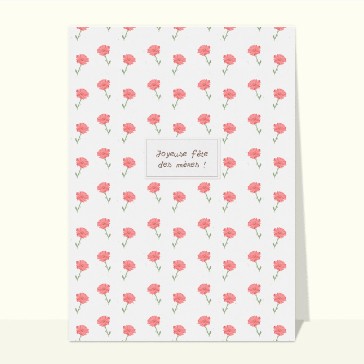 Un tapis de fleurs pour maman