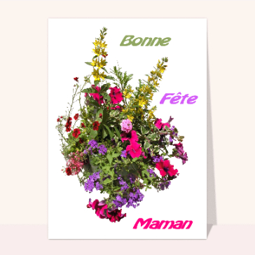 Corbeille de fleurs