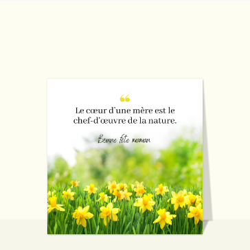 Le coeur d`une mère