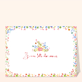 Cartes fête des mères avec des fleurs pour votre texte