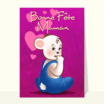 Fete des meres ourson