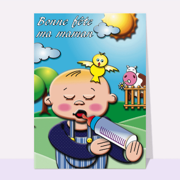 Bebe bonne fete ma maman