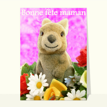 Bonne fete maman marmotte