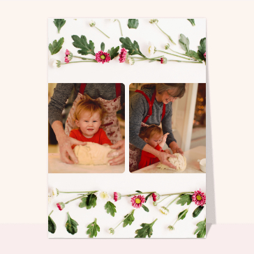 De jolies fleurs pour maman