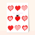 Cartes fête des mères avec des animaux pour votre texte