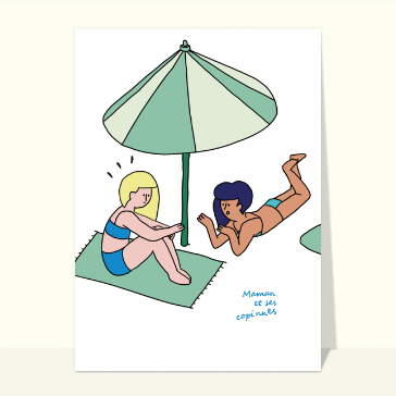 Maman et ses copines à la plage