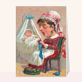 cartes anciennes fête des mères pour votre texte