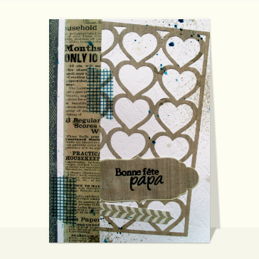 Bonne fête papa scrapbooking
