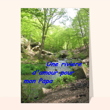 Une riviere d amour pour mon papa