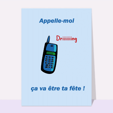 Appelle-moi pour la fete des peres