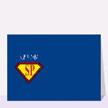 Cartes mon papa est un super héros pour votre texte