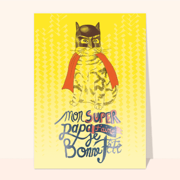 Mon super papa chat