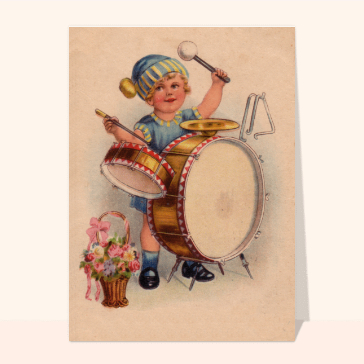 Tambour pour la fête des pères