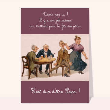 C'est dur d'être papa!