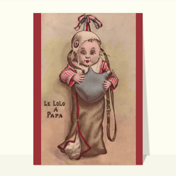 Le lolo à son papa