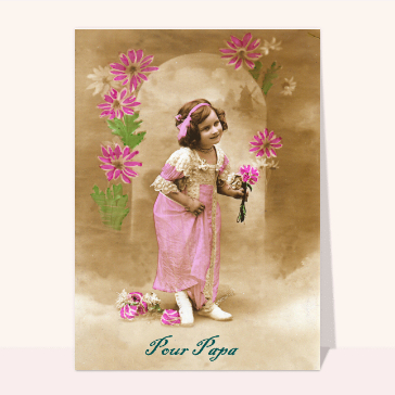 Des fleurs pour papa