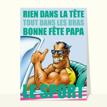 Bonne fête aux papas sportifs