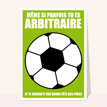 Pour les papas footeux
