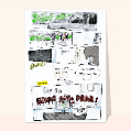Cartes humoristiques de fête des pères pour votre texte