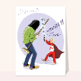 Cartes humoristiques de fête des pères pour votre texte