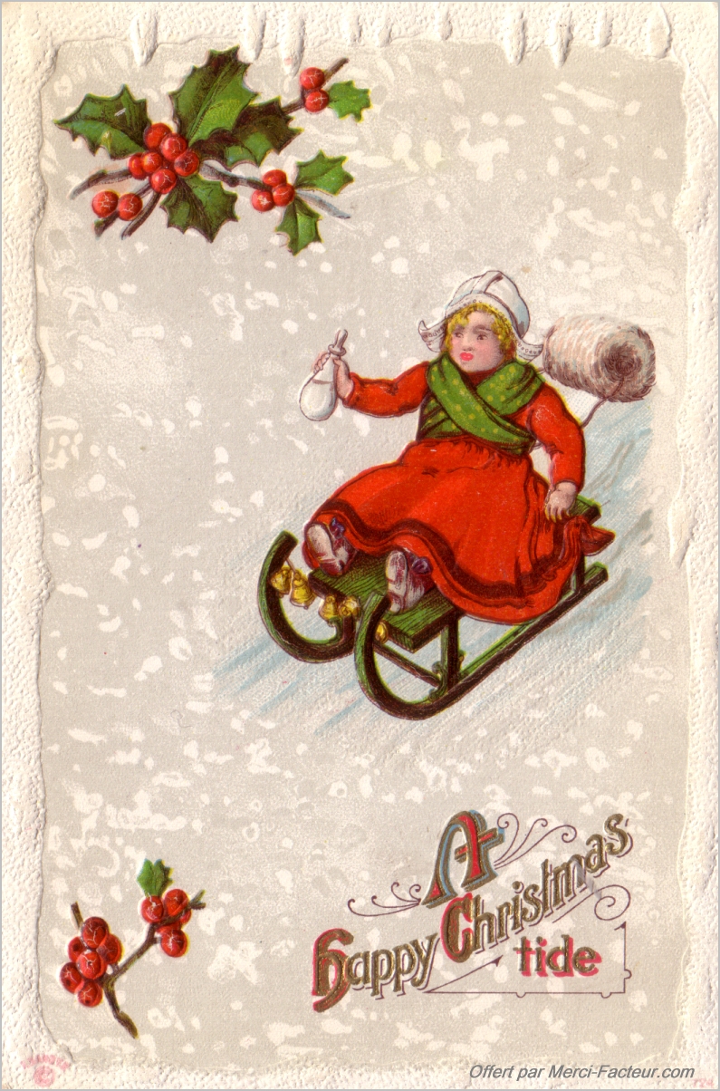 Cartes De Noel Anciennes A Imprimer Gratuitement Merci Facteur