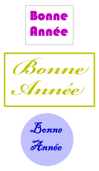 bonne année pour carte de voeux en scrapbooking