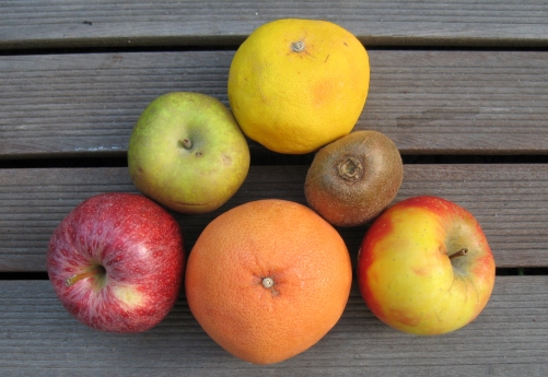 Fruits pomme kiwi orange pour maigrir