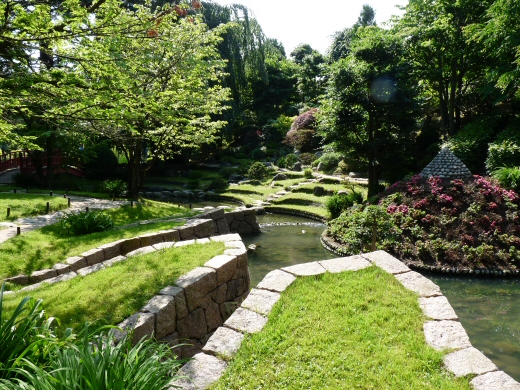 Jardin contemporain japonais Albert Khan à Boulogne Bilancourt