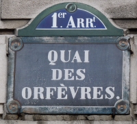 plaque de rue paris