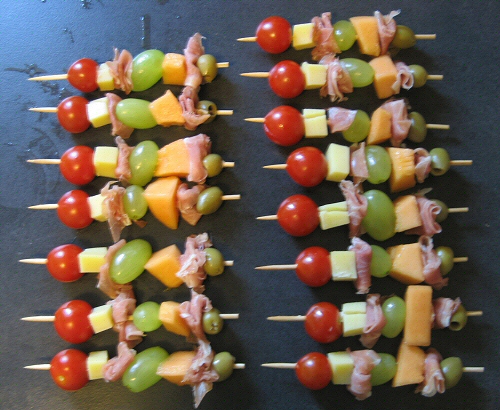 toutes les brochettes comptez 4 brochettes par personne