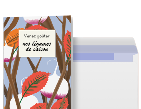 Carte postale marketing personnalisée