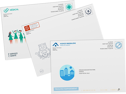 Enveloppes personnalisées avec logo et branding