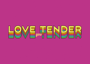 carte Love Tender : une d&eacute;claration color&eacute;e 