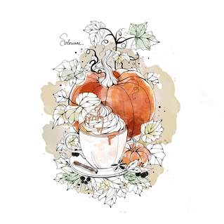 carte Citrouille et douceur automnale festives 