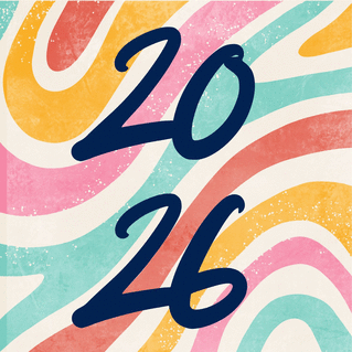 carte Joyeux anniversaire en couleurs vibrantes 