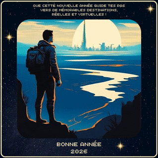 carte Voyage spatial vers une ann&eacute;e 2026 m&eacute;morable 