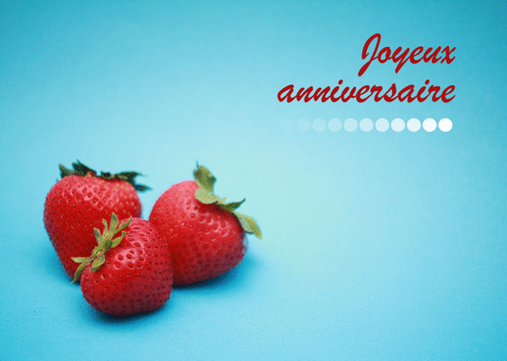 Carte Anniversaire Avec Des Fraises Envoyer Une Vraie Carte Anniversaire Des 0 99 Merci Facteur